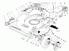 Rasenmäher 22035 - Toro Walk-Behind Mower (SN: 0000001 - 0999999) (1990) Listas de piezas de repuesto y dibujos HOUSING ASSEMBLY (MODEL 22035)