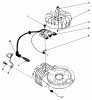 Rasenmäher 22030 - Toro Walk-Behind Mower (SN: 0000001 - 0999999) (1990) Listas de piezas de repuesto y dibujos IGNITION ASSEMBLY (MODEL NO. 47PK9-3)