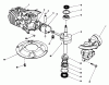 Rasenmäher 22035 - Toro Walk-Behind Mower (SN: 1000001 - 1999999) (1991) Listas de piezas de repuesto y dibujos CRANKSHAFT ASSEMBLY (MODEL NO. 47PL0-3)