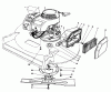 Rasenmäher 22035 - Toro Walk-Behind Mower (SN: 1000001 - 1999999) (1991) Listas de piezas de repuesto y dibujos ENGINE ASSEMBLY (MODEL 22035)