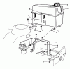 Rasenmäher 22035 - Toro Walk-Behind Mower (SN: 1000001 - 1999999) (1991) Listas de piezas de repuesto y dibujos GAS TANK ASSEMBLY