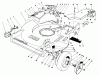 Rasenmäher 22030 - Toro Walk-Behind Mower (SN: 1000001 - 1999999) (1991) Listas de piezas de repuesto y dibujos HOUSING ASSEMBLY (MODEL 22035)