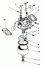 Rasenmäher 22035 - Toro Walk-Behind Mower (SN: 4000001 - 4999999) (1984) Listas de piezas de repuesto y dibujos CARBURETOR ASSEMBLY