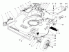 Rasenmäher 22035 - Toro Walk-Behind Mower (SN: 4000001 - 4999999) (1984) Listas de piezas de repuesto y dibujos HOUSING ASSEMBLY (MODEL 22035)