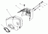 Rasenmäher 22030 - Toro Walk-Behind Mower (SN: 4000001 - 4999999) (1984) Listas de piezas de repuesto y dibujos MUFFLER ASSEMBLY