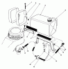 Rasenmäher 22030 - Toro Walk-Behind Mower (SN: 5000001 - 5999999) (1985) Listas de piezas de repuesto y dibujos GAS TANK ASSEMBLY