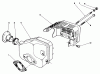 Rasenmäher 22030 - Toro Walk-Behind Mower (SN: 5000001 - 5999999) (1985) Listas de piezas de repuesto y dibujos MUFFLER ASSEMBLY