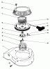 Rasenmäher 22030 - Toro Walk-Behind Mower (SN: 5000001 - 5999999) (1985) Listas de piezas de repuesto y dibujos RECOIL STARTER ASSEMBLY