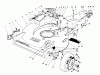 Rasenmäher 22035 - Toro Walk-Behind Mower (SN: 6000001 - 6999999) (1986) Listas de piezas de repuesto y dibujos HOUSING ASSEMBLY (MODEL 22035)