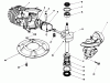 Rasenmäher 22035 - Toro Walk-Behind Mower (SN: 8002990-8999999) (1988) Listas de piezas de repuesto y dibujos ENGINE ASSEMBLY MODEL NO. 47PH7 #1