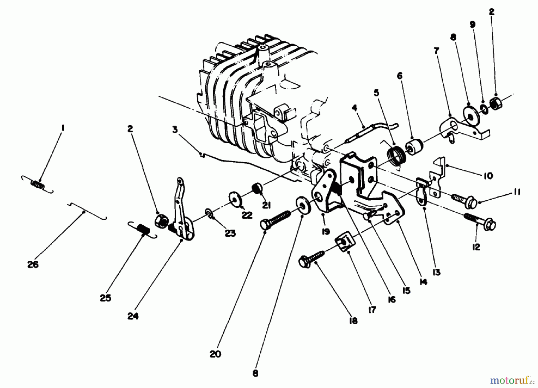  Rasenmäher 22030 - Toro Walk-Behind Mower (SN: 9000001 - 9999999) (1989) ENGINE ASSEMBLY MODEL NO. 47PH7 #4