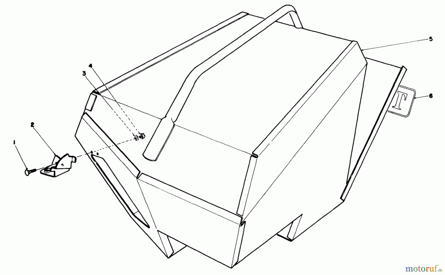  Rasenmäher 22030 - Toro Walk-Behind Mower (SN: 9000001 - 9999999) (1989) STEEL GRASS CATCHER (MODEL 22099) (OPTIONAL)