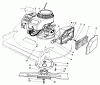 Rasenmäher 22031 - Toro ProLine 21" Recycler Walk-Behind Mower (SN: 2000001 - 2999999) (1992) Listas de piezas de repuesto y dibujos ENGINE ASSEMBLY