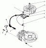 Rasenmäher 22031 - Toro ProLine 21" Recycler Walk-Behind Mower (SN: 2000001 - 2999999) (1992) Listas de piezas de repuesto y dibujos IGNITION ASSEMBLY (MODEL NO. 47PM1-3)