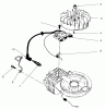 Rasenmäher 22031 - Toro ProLine 21" Recycler Walk-Behind Mower (SN: 220000001 - 220999999) (2002) Listas de piezas de repuesto y dibujos IGNITION ASSEMBLY