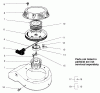 Rasenmäher 22031 - Toro ProLine 21" Recycler Walk-Behind Mower (SN: 220000001 - 220999999) (2002) Listas de piezas de repuesto y dibujos RECOIL ASSEMBLY