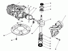 Rasenmäher 22031 - Toro ProLine 21" Recycler Walk-Behind Mower (SN: 3900001 - 3999999) (1993) Listas de piezas de repuesto y dibujos CRANKSHAFT ASSEMBLY (MODEL NO. 47PN2-3)