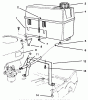 Rasenmäher 22031 - Toro ProLine 21" Recycler Walk-Behind Mower (SN: 4900001 - 4999999) (1994) Listas de piezas de repuesto y dibujos GAS TANK ASSEMBLY