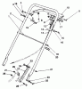 Rasenmäher 22031 - Toro ProLine 21" Recycler Walk-Behind Mower (SN: 4900001 - 4999999) (1994) Listas de piezas de repuesto y dibujos HANDLE ASSEMBLY