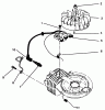 Rasenmäher 22031 - Toro ProLine 21" Recycler Walk-Behind Mower (SN: 4900001 - 4999999) (1994) Listas de piezas de repuesto y dibujos IGNITION ASSEMBLY (MODEL NO. 47PR4-3)