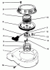 Rasenmäher 22031 - Toro ProLine 21" Recycler Walk-Behind Mower (SN: 4900001 - 4999999) (1994) Listas de piezas de repuesto y dibujos RECOIL ASSEMBLY (MODEL NO. 47PR4-3)