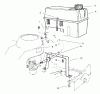 Rasenmäher 22031 - Toro ProLine 21" Recycler Walk-Behind Mower (SN: 7900001 - 7999999) (1997) Listas de piezas de repuesto y dibujos GAS TANK ASSEMBLY