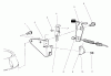 Rasenmäher 22031 - Toro ProLine 21" Recycler Walk-Behind Mower (SN: 9900001 - 9999999) (1999) Listas de piezas de repuesto y dibujos BRAKE ASSEMBLY