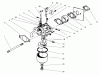 Rasenmäher 22031 - Toro ProLine 21" Recycler Walk-Behind Mower (SN: 8900001 - 8999999) (1998) Listas de piezas de repuesto y dibujos CARBURETOR ASSEMBLY (MODEL NO. 47PT7-3)