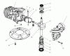 Rasenmäher 22031 - Toro ProLine 21" Recycler Walk-Behind Mower (SN: 8900001 - 8999999) (1998) Listas de piezas de repuesto y dibujos CRANKSHAFT ASSEMBLY (MODEL NO. 47PT7-3)