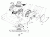 Rasenmäher 22035 - Toro Walk-Behind Mower (SN: 8000001 - 8002989) (1988) Listas de piezas de repuesto y dibujos ENGINE ASSEMBLY (MODEL 22035)