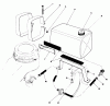 Rasenmäher 22035 - Toro Walk-Behind Mower (SN: 8000001 - 8002989) (1988) Listas de piezas de repuesto y dibujos GAS TANK ASSEMBLY