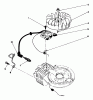 Rasenmäher 22035C - Toro Walk-Behind Mower (SN: 7000001 - 7999999) (1987) Listas de piezas de repuesto y dibujos FLYWHEEL AND MAGNETO ASSEMBLY (MODEL NO. 47PG6)