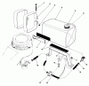 Rasenmäher 22035C - Toro Walk-Behind Mower (SN: 7000001 - 7999999) (1987) Listas de piezas de repuesto y dibujos GAS TANK ASSEMBLY