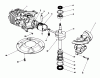 Rasenmäher 22035C - Toro Walk-Behind Mower (SN: 9000001 - 9999999) (1989) Listas de piezas de repuesto y dibujos CRANKSHAFT ASSEMBLY (MODEL NO. 47PJ8)