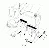 Rasenmäher 22035C - Toro Walk-Behind Mower (SN: 9000001 - 9999999) (1989) Listas de piezas de repuesto y dibujos GAS TANK ASSEMBLY