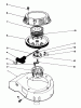 Rasenmäher 22035C - Toro Walk-Behind Mower (SN: 9000001 - 9999999) (1989) Listas de piezas de repuesto y dibujos RECOIL ASSEMBLY (MODEL NO. 47PJ8)