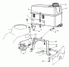 Rasenmäher 22036 - Toro Walk-Behind Mower (SN: 1000001 - 1999999) (1991) Listas de piezas de repuesto y dibujos GAS TANK ASSEMBLY