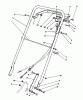 Rasenmäher 22036 - Toro Walk-Behind Mower (SN: 1000001 - 1999999) (1991) Listas de piezas de repuesto y dibujos HANDLE ASSEMBLY