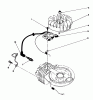 Rasenmäher 22037B - Toro Walk-Behind Mower (SN: 39000001 - 39999999) (1993) Listas de piezas de repuesto y dibujos IGNITION ASSEMBLY (MODEL NO. 47PN2-3)