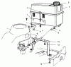 Rasenmäher 22037BC - Toro Walk-Behind Mower (SN: 5900001 - 5999999) (1995) Listas de piezas de repuesto y dibujos GAS TANK ASSEMBLY