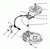 Rasenmäher 22037BC - Toro Walk-Behind Mower (SN: 5900001 - 5999999) (1995) Listas de piezas de repuesto y dibujos IGNITION ASSEMBLY (MODEL NO. 47PR4-3)