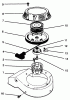 Rasenmäher 22037BC - Toro Walk-Behind Mower (SN: 5900001 - 5999999) (1995) Listas de piezas de repuesto y dibujos RECOIL ASSEMBLY (MODEL NO. 47PR4-3)