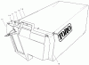 Rasenmäher 22038 - Toro 53cm Walk-Behind Mower (SN: 9900001 - 9999999) (1999) Listas de piezas de repuesto y dibujos GRASS BAG ASSEMBLY NO. 99-2535