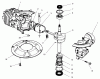 Rasenmäher 22038 - Toro 53cm Walk-Behind Mower (SN: 210000001 - 210999999) (2001) Listas de piezas de repuesto y dibujos CRANKSHAFT AND CRANKCASE ASSEMBLY