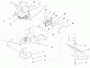 Rasenmäher 22038 - Toro 53cm Walk-Behind Mower (SN: 220000001 - 220999999) (2002) Listas de piezas de repuesto y dibujos ENGINE AND BLADE ASSEMBLY