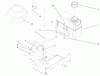 Rasenmäher 22038 - Toro 53cm Walk-Behind Mower (SN: 230000001 - 230999999) (2003) Listas de piezas de repuesto y dibujos FUEL TANK AND BRACKET ASSEMBLY
