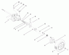 Rasenmäher 22038 - Toro 53cm Walk-Behind Mower (SN: 230000001 - 230999999) (2003) Listas de piezas de repuesto y dibujos GEAR CASE AND REAR WHEEL ASSEMBLY