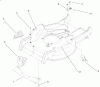 Rasenmäher 22038 - Toro 53cm Walk-Behind Mower (SN: 230000001 - 230999999) (2003) Listas de piezas de repuesto y dibujos HOUSING ASSEMBLY NO. 98-7142