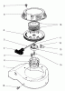 Rasenmäher 22038 - Toro 53cm Walk-Behind Mower (SN: 210000001 - 210999999) (2001) Listas de piezas de repuesto y dibujos RECOIL ASSEMBLY