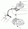 Rasenmäher 22038B - Toro 53cm Walk-Behind Mower (SN: 69000001 - 69999999) (1996) Listas de piezas de repuesto y dibujos IGNITION ASSEMBLY (MODEL NO. 47PS5-3)(MODEL NO. 22038B)(MODEL NO. 47PT6-3)(MODEL NO. 22038)